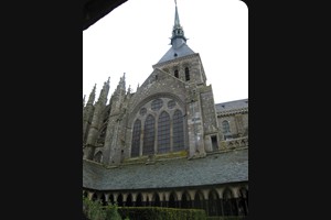 At the top of Mont-Saint-Michel