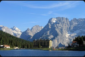 Lago Misurina mit Gruppo del Sorapiss