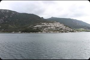 Lysefjord, Gletscherschliff