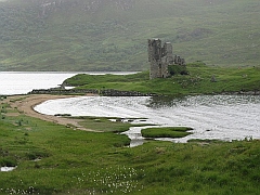 Scotland - Loch Assynt, Ardvreck Castle